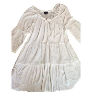 SPERRY baby doll style dress/ size large/Ivory color